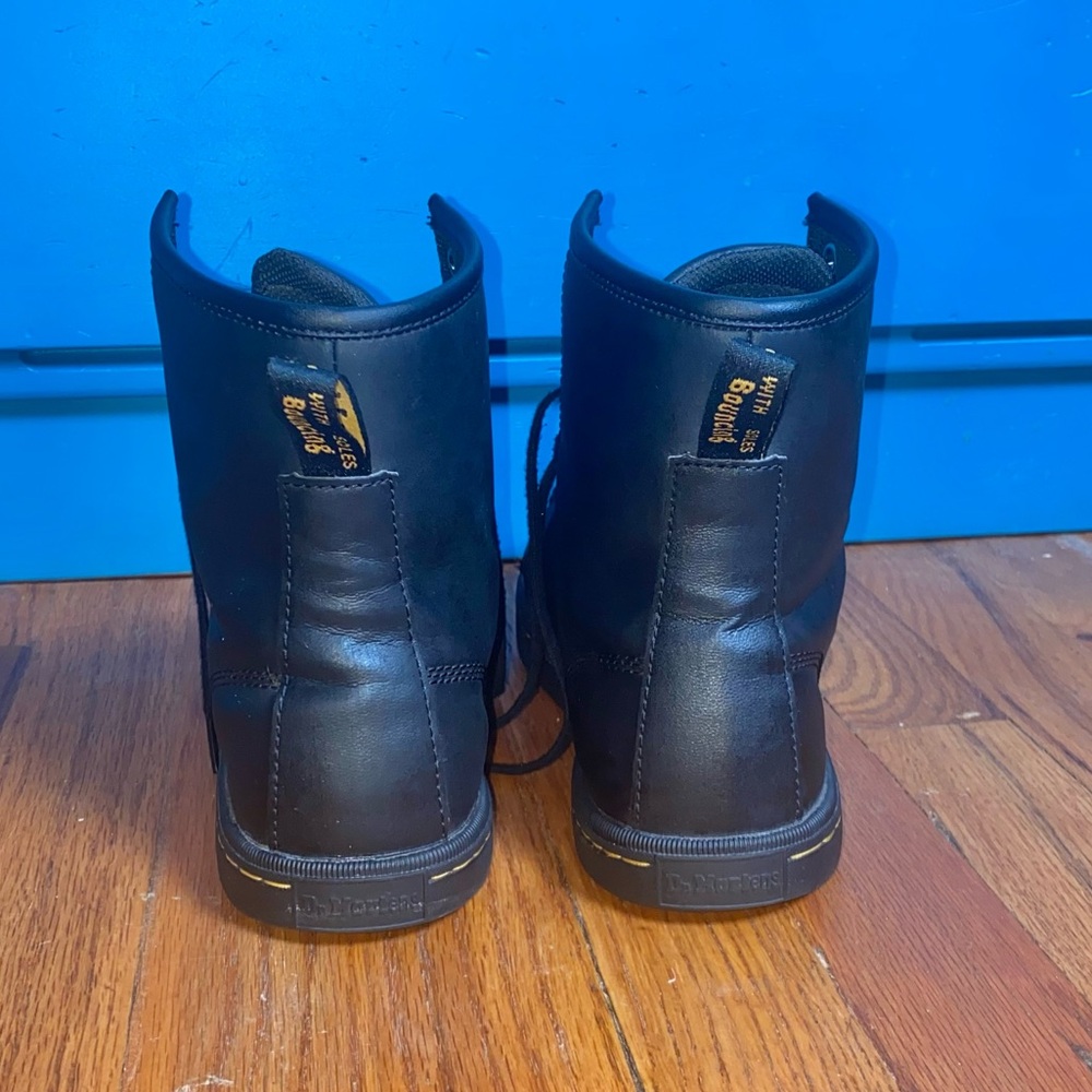 Dr Martens “Sheridan” High Top Boot. Black Matte Synthetic Material. Size W 10. - Picture 13 of 16